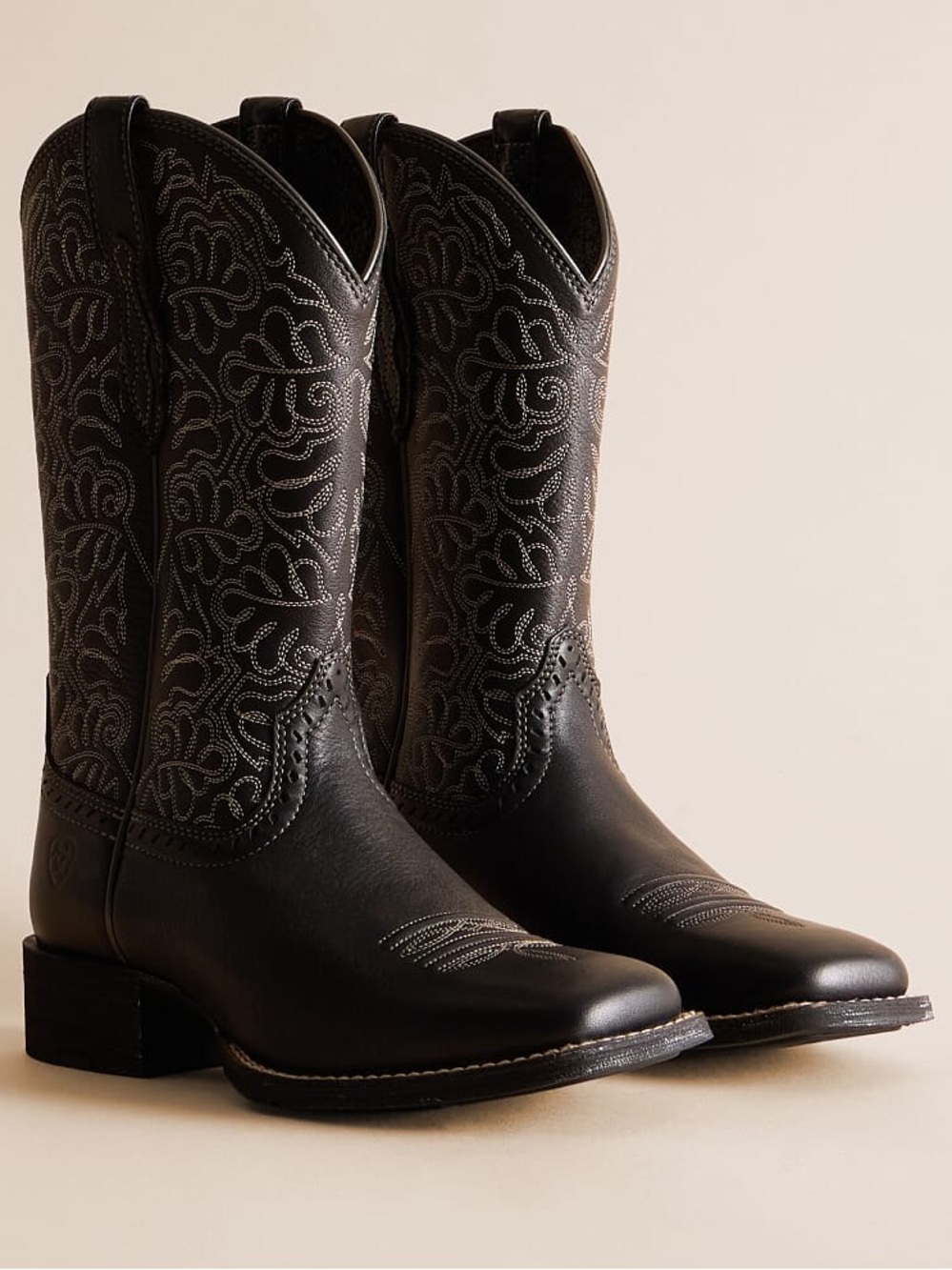 ARIAT Round Up Remuda Leather Western Boots